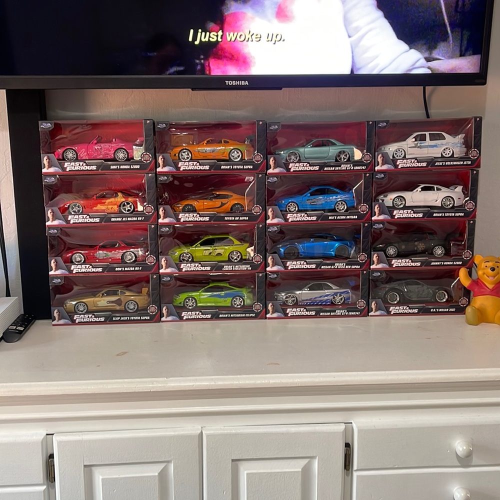 Fast and Furious Jada Die Cast Cars